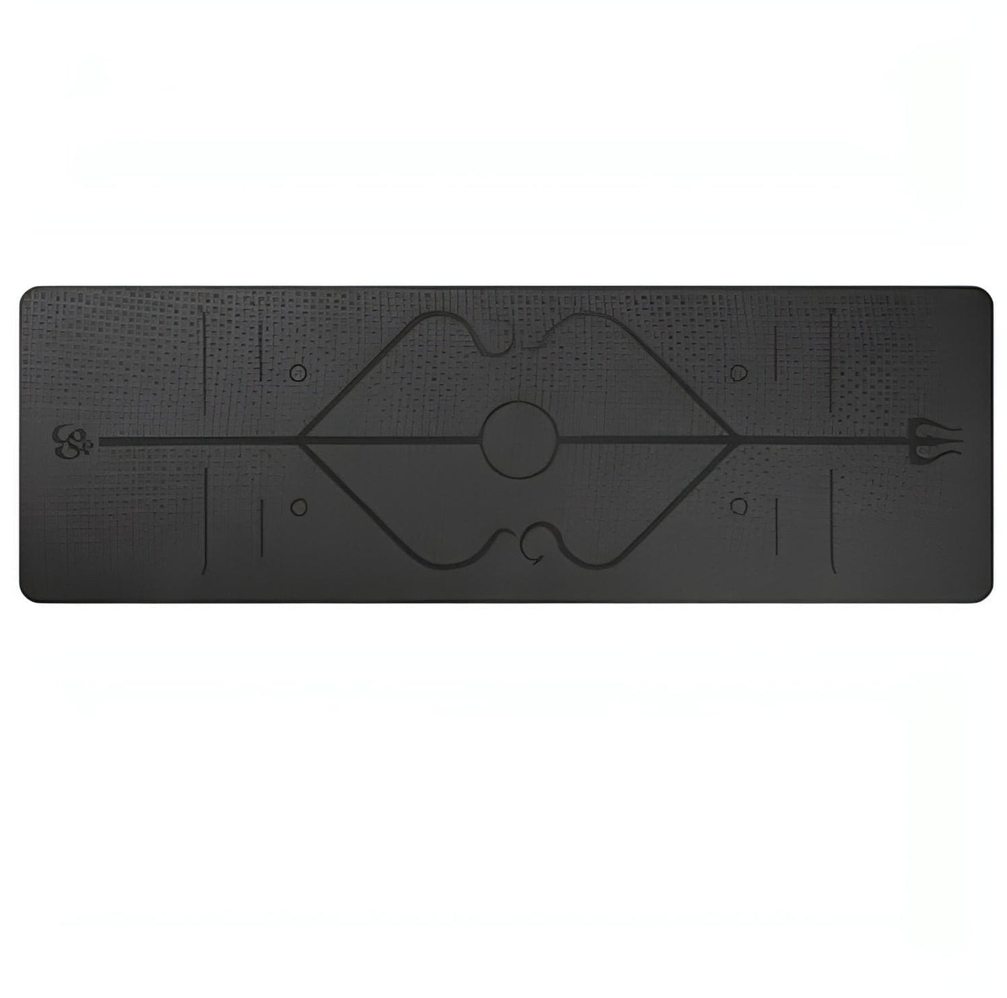 Yoga Mat With Position Line