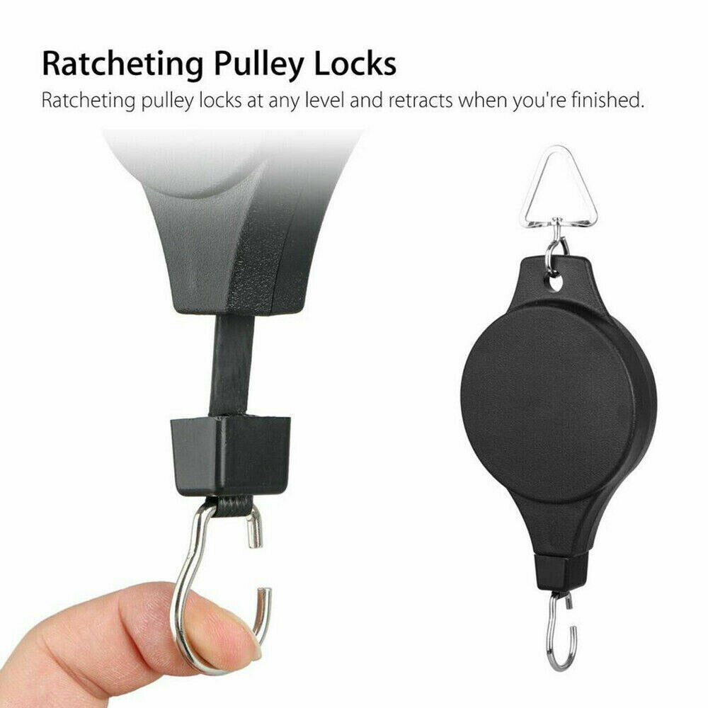 Plant Pulley Set For Garden Baskets Pots, Birds Feeder ( 2 PSC )
