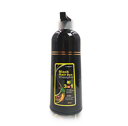 Natural Black Hair Dye Shampoo 500ml