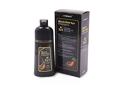 Natural Black Hair Dye Shampoo 500ml