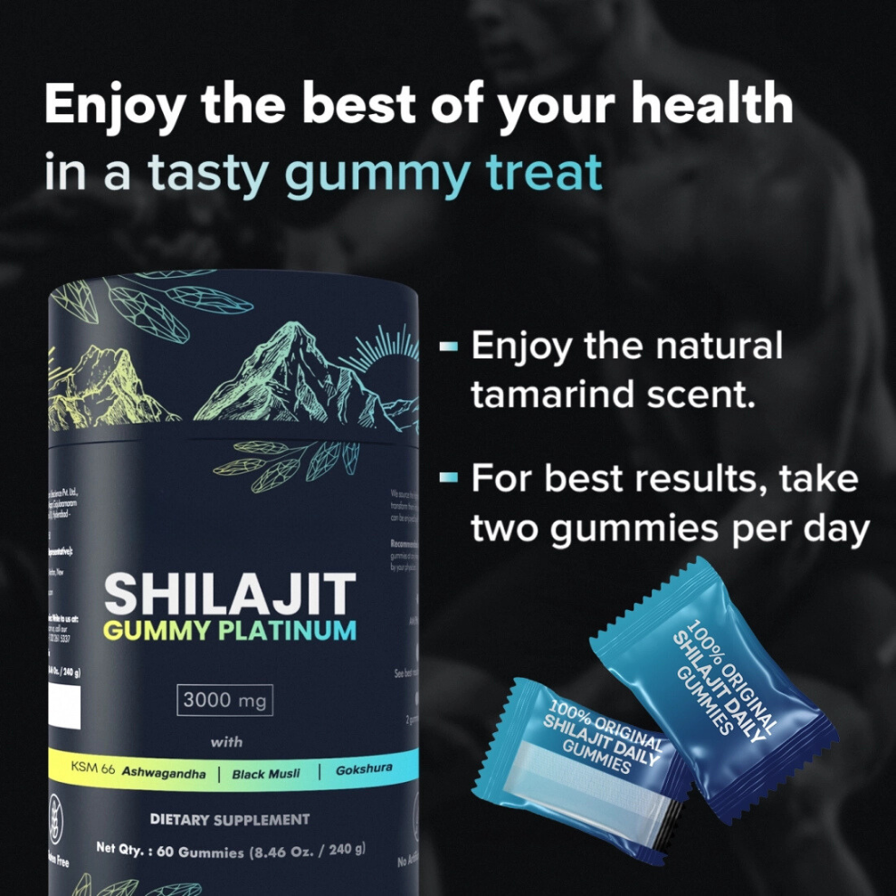 SHILAJIT GUMMIES PLATINUM 🍬