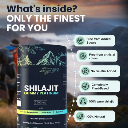 SHILAJIT GUMMIES PLATINUM 🍬