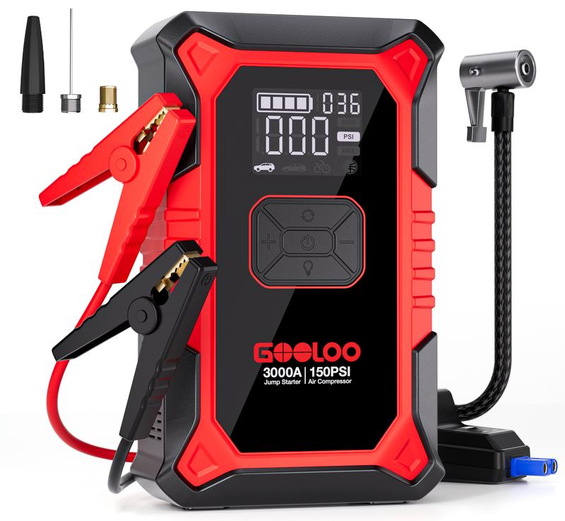 Glayd® A3 Jump Starter with Air Compressor 3000A