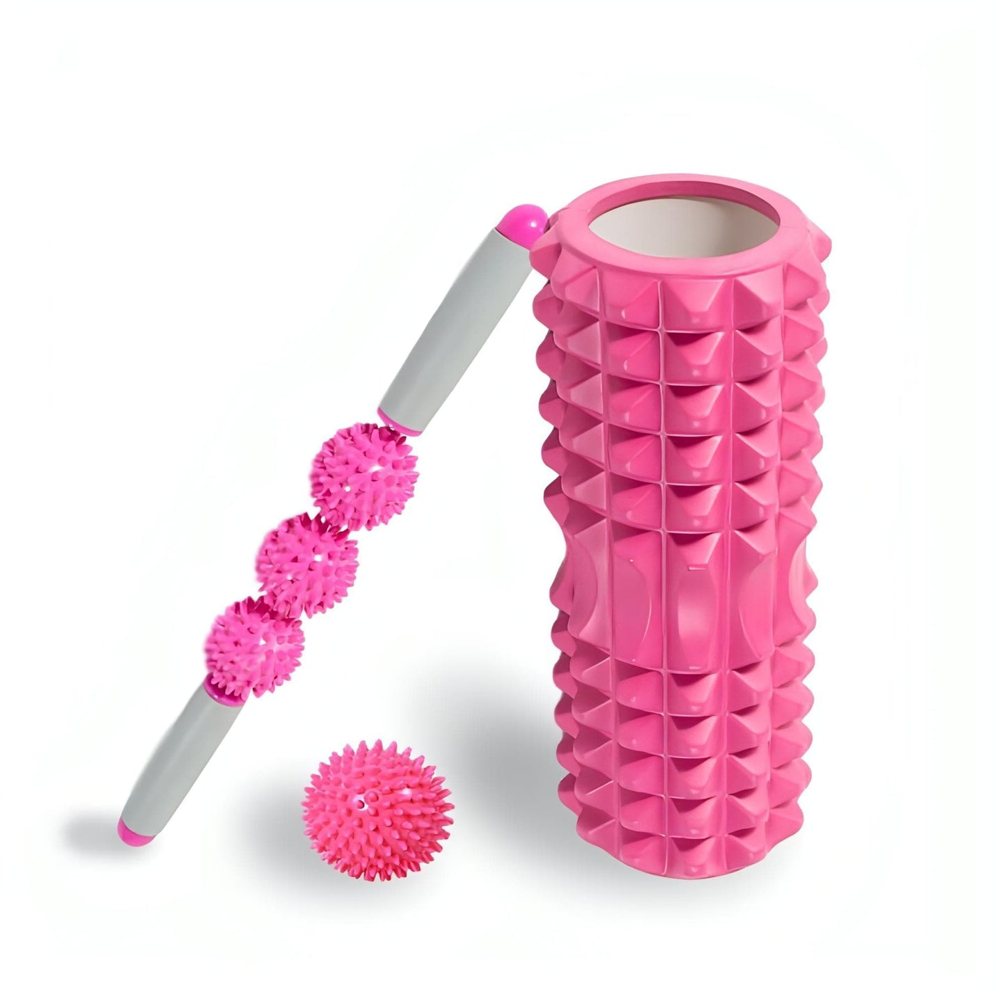 Spiky Back Roller with Massager Balls