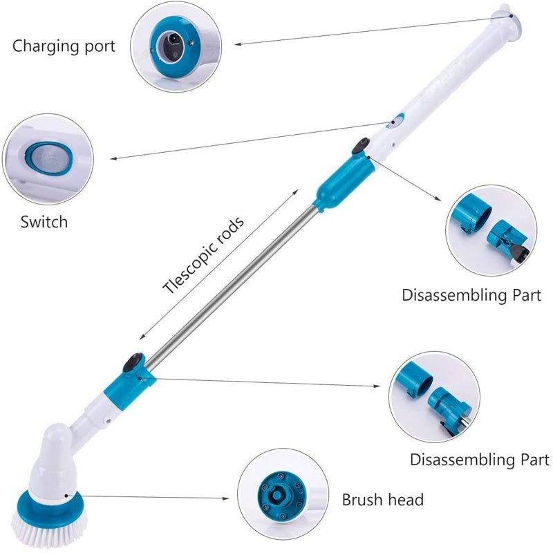 Electric Spin Scrubber Set