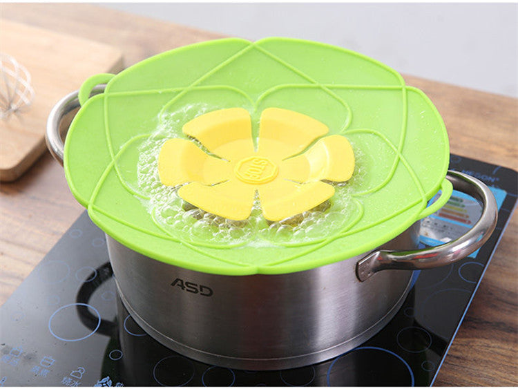 Multifunctional spill-proof pot lid