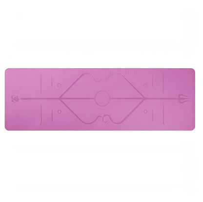 Yoga Mat With Position Line