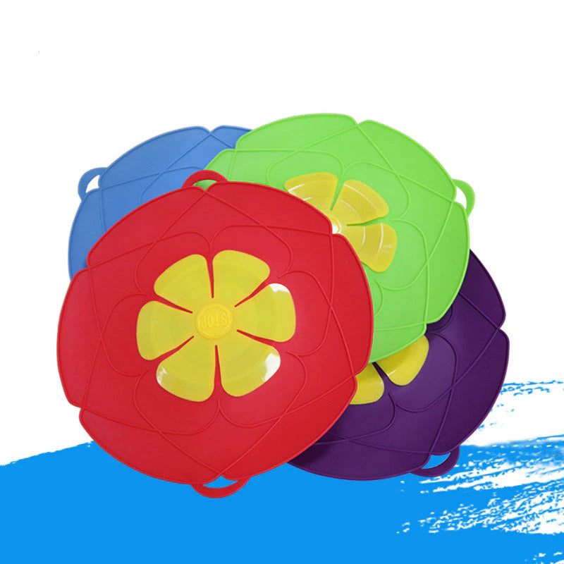 Multifunctional spill-proof pot lid