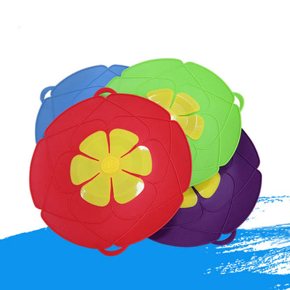 Multifunctional spill-proof pot lid