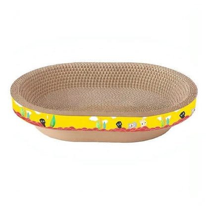 Pad Nest Corrugated Scratching Board House with Catnip