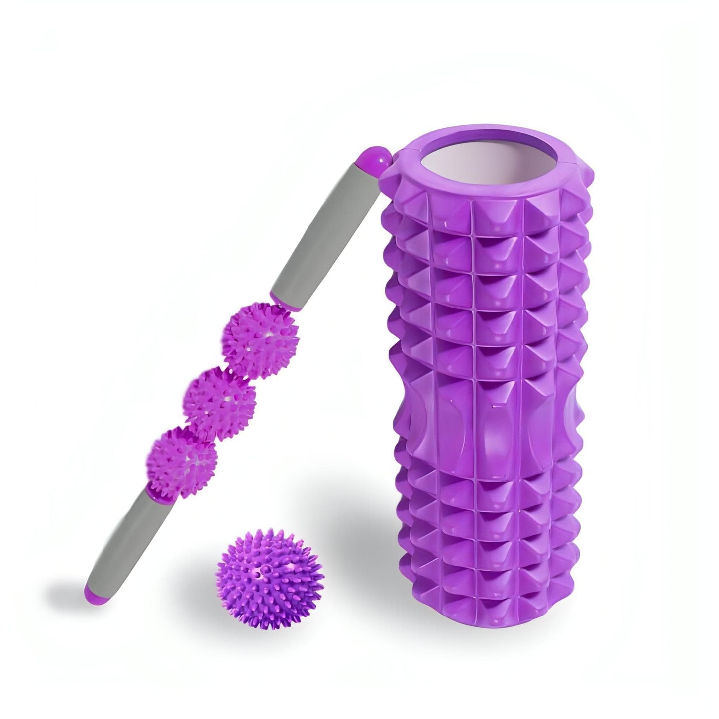 Spiky Back Roller with Massager Balls