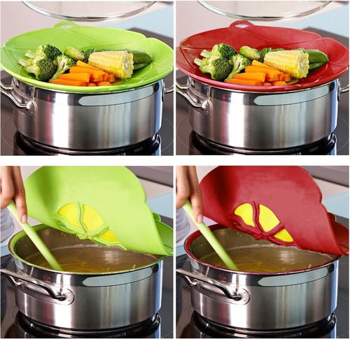 Multifunctional spill-proof pot lid