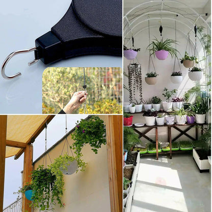 Plant Pulley Set For Garden Baskets Pots, Birds Feeder ( 2 PSC )